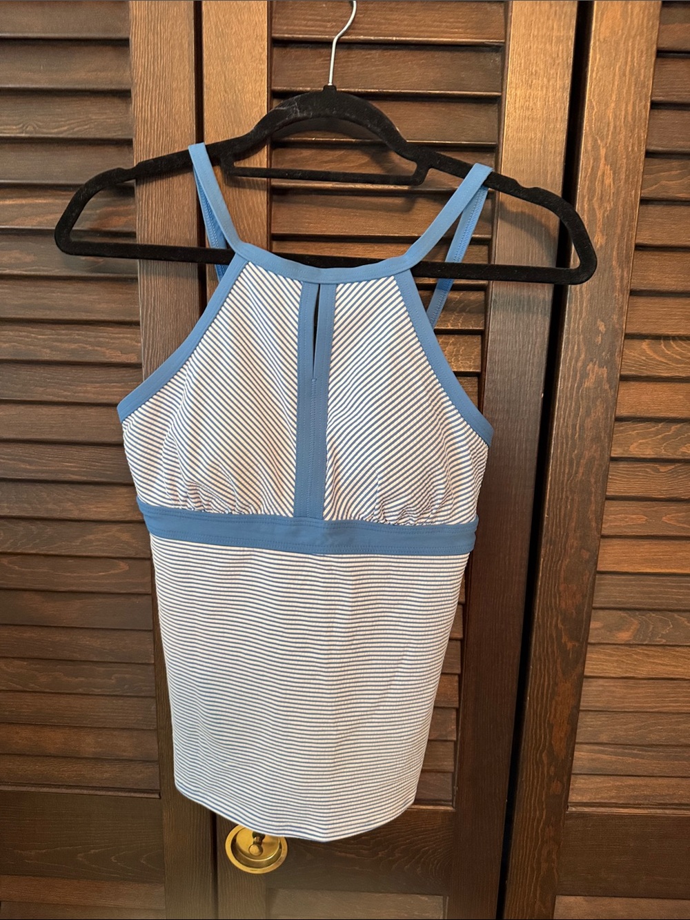 Lands' End High-Neck Tankini Top